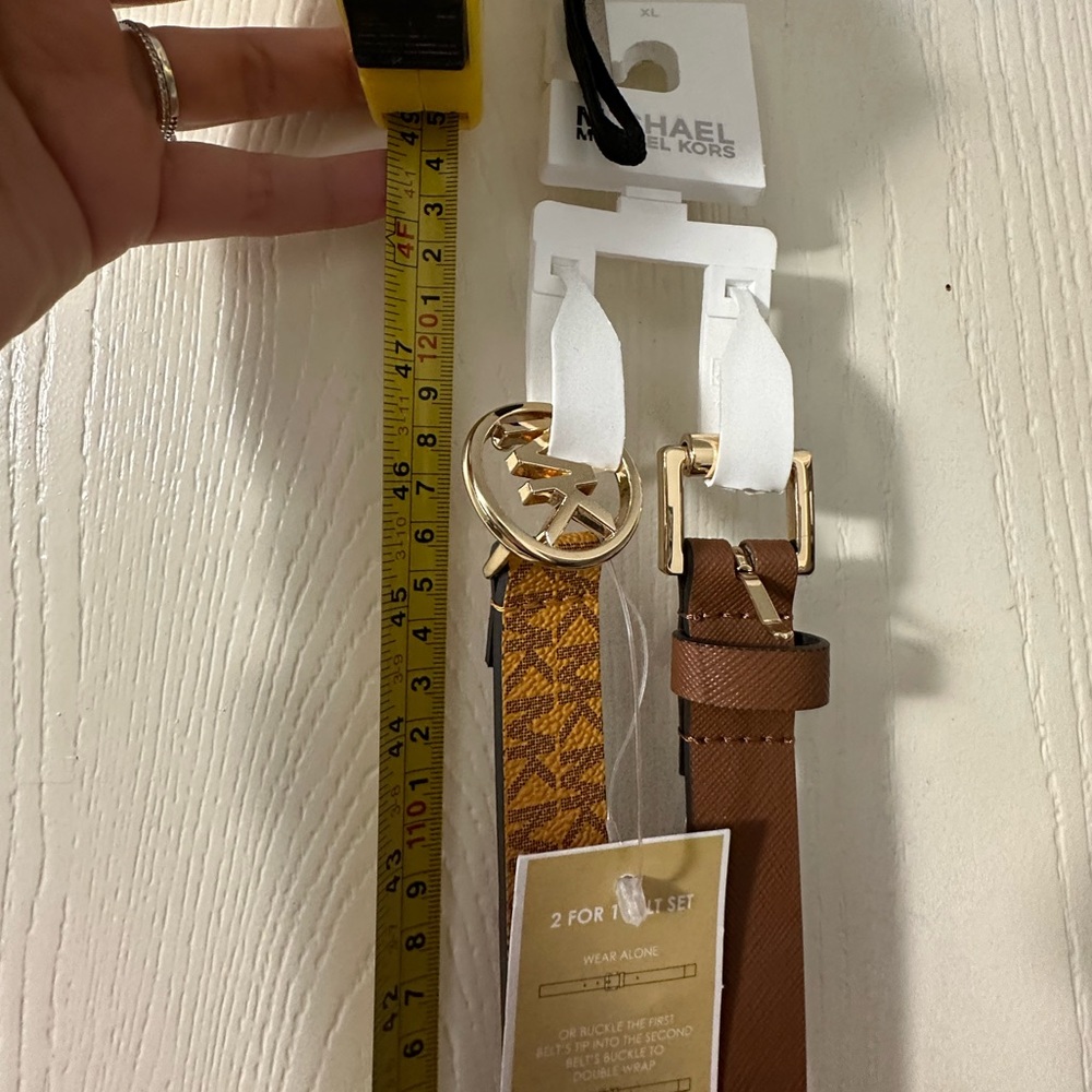 Michael Kors 2 pack belts size XL